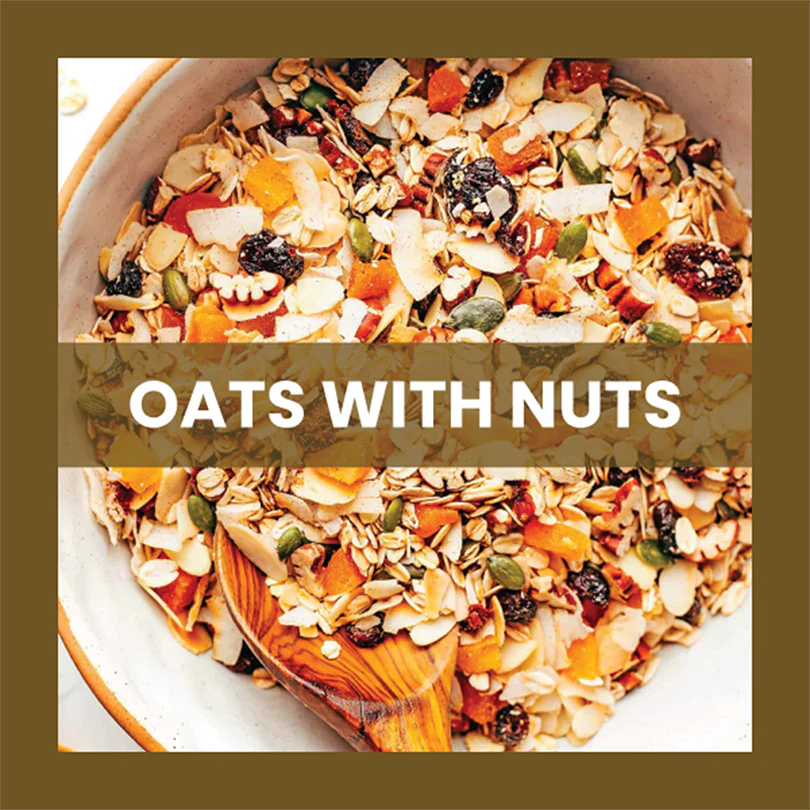 OATS WITH NUTS | BREAKFAST ESSENTIAL